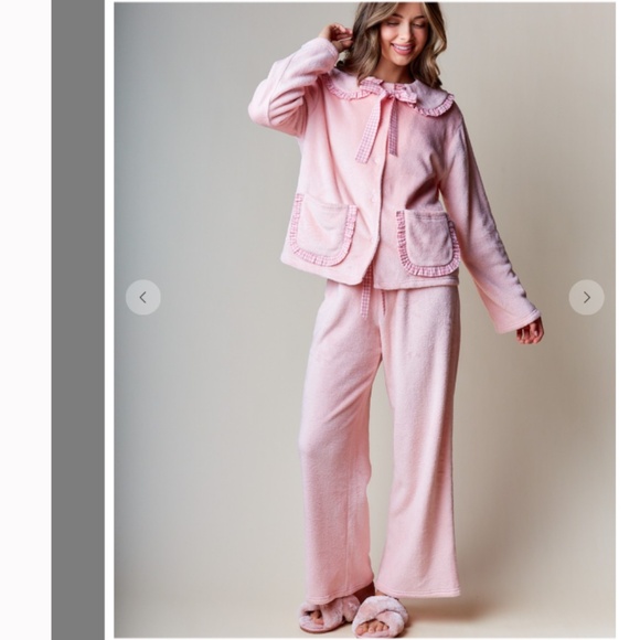 Rareraw “ Pj’s 2 “ Rareraw Merry Christmas Pajama 2 Piece Set in Fleece 57 - Picture 1 of 8